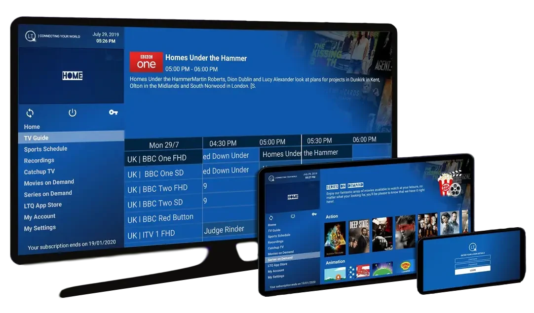 BestIPTV UK works on Smart TV, tablet and phone — watch IPTV on every device